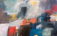 Arsalan Naqvi, 24 x 36 Inch, Oil On Canvas, Abstract Painting, AC-ARN-211